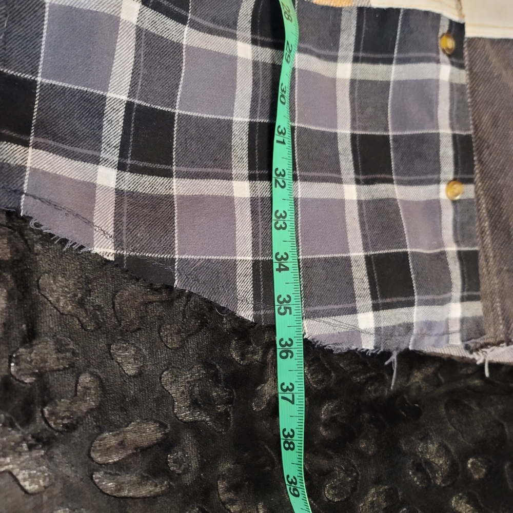 Upcycled Flannel Shacket - Picture 7 of 10